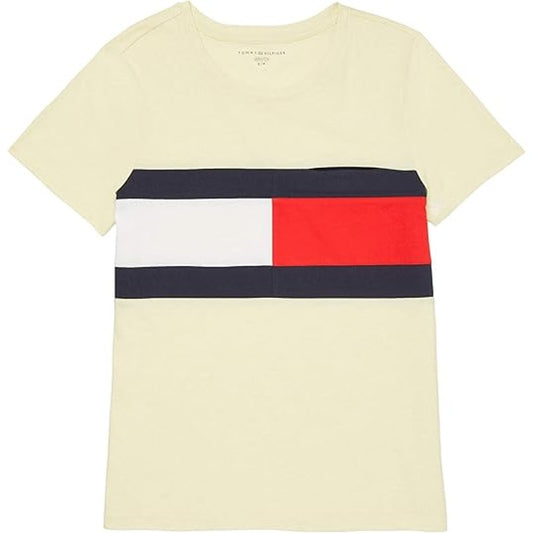 Tommy Hilfiger Women's T-Shirt - Oatmeal - Size S- New Without Tags