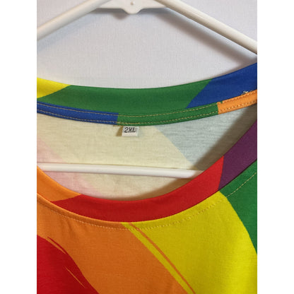 Rainbow T shirt- Size 2XL - NWOT