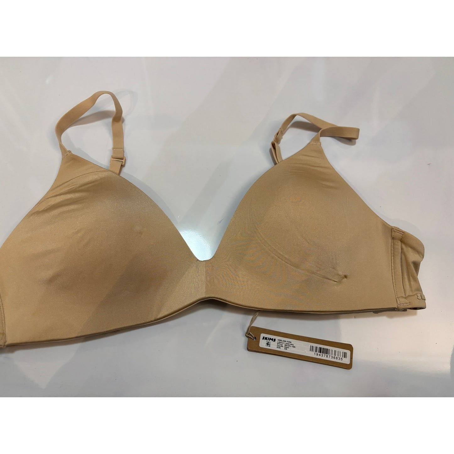 SKIMs Bra - Wireless Form Lightly Lined Bra - 34B - Sand - NWT