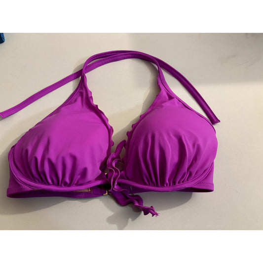 Victoria Secret Swim Bikini Top Purple 36DD